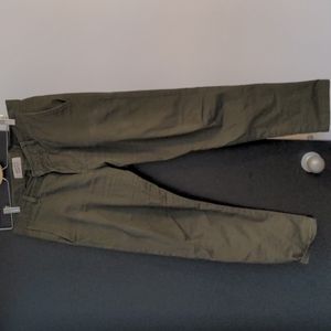 Naked & Famous men's slim chino khaki green size 34